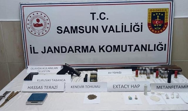 Samsun'da uyuşturucuya tutuklama