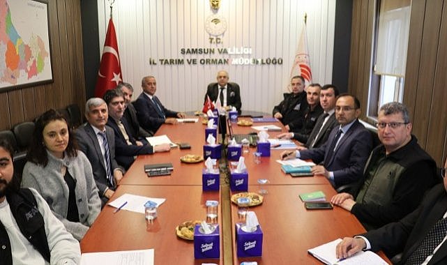 Samsun'da Yerel Düzey Afet Tarım Orman Gıda Su Operasyon Planı masaya yatırıldı