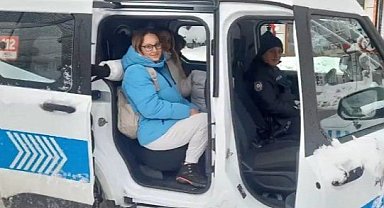 Samsun polisi, MSÜ sınavına giren  öğrenciler için seferber oldu