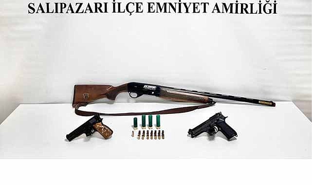 Samsun Salıpazarı'nda havaya ateş açan magandalar hakkında işlem başlatıldı