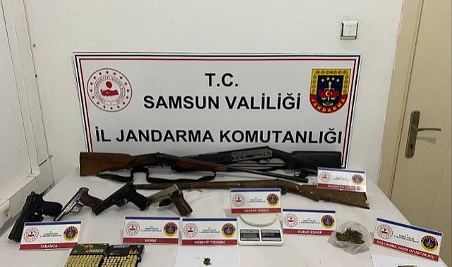 Samsun Salıpazarı'nda uyuşturucu operasyonu! 2 gözaltı
