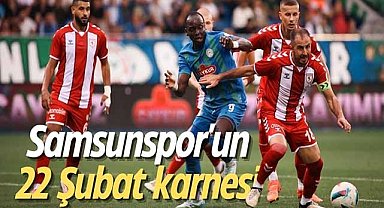 Samsunspor 22 Şubat tarihinde oynadığı maçlarda ne yaptı?