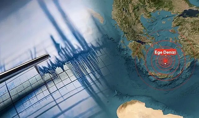 Son dakika…AFAD ve Kandilli duyurdu: Ege Denizi’nde korkutan deprem!