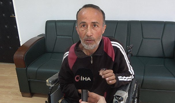 Yürüyemez denilen adam yıllar sonra ayağa kalkarak hayata tutundu
