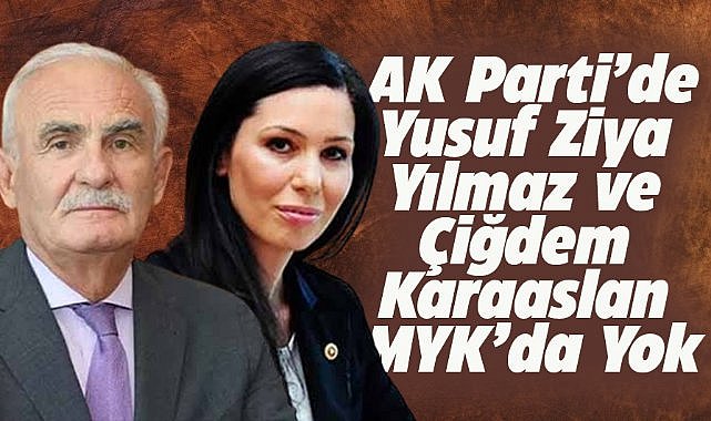 Yusuf Ziya Yılmaz ve Çiğdem Karaaslan MYK'da seçilemedi