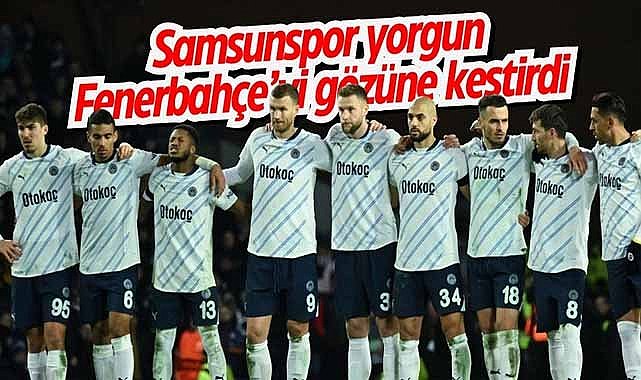 120 dakika maç yapan Fenerbahçe dinlenemeden oynayacak