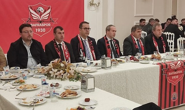 1930 Bafraspor iftar yemeğinde spor, siyaset ve iş dünyası bir araya geldi