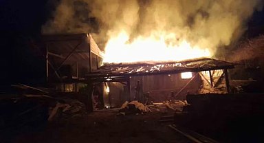 68 yaşındaki engelli kadın çıkan yangında feci can verdi!