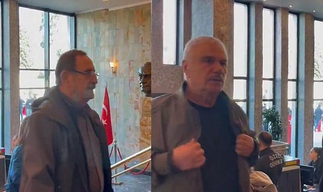 Ekrem İmamoğlu'na destek... Tiyatro ve oyuncu camiası Saraçhane'deki İBB binasına gittiler