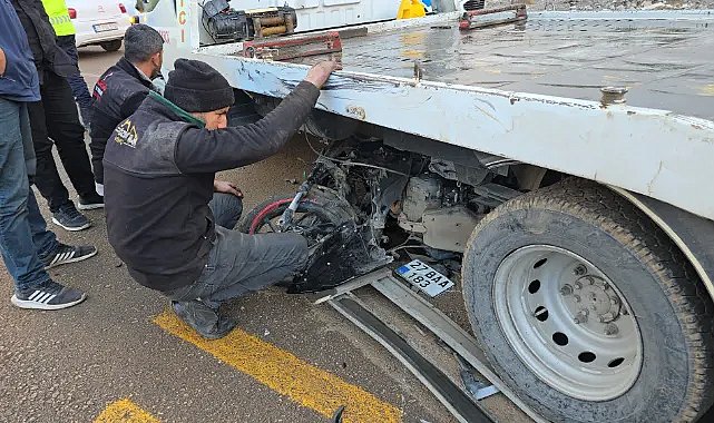Gaziantep’te motosiklet sürücüsününü feci ölümü! Kamyonet ile çarpıştı