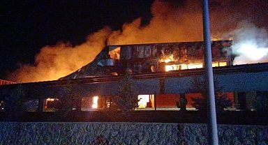 Gıda fabrikasında korkutan yangın!