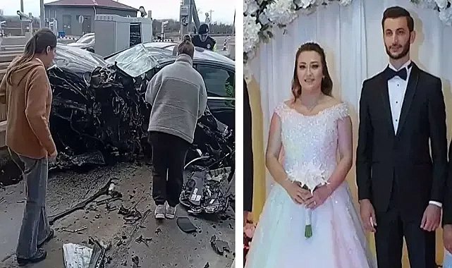 Gişe bariyerine çarpan karı koca hayatını kaybetti!