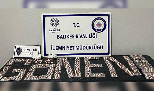 Gönen'de uyuşturucu operasyonu: Tam 994 adet ele geçirildi
