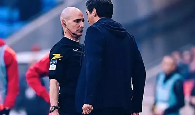 Hakeme diklenen teknik direktör 9 ay futboldan men edildi!