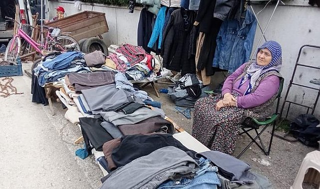 İkinci el eşya satan kadını sahte para verip dolandırdılar!