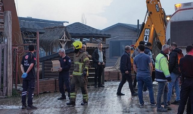 İş yerinde yangın çıktı! İş yeri sahipleri polislere saldırdı