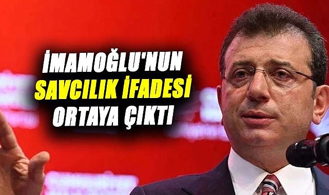 İşte Ekrem İmamoğlu'nun savcılık ifadesi!