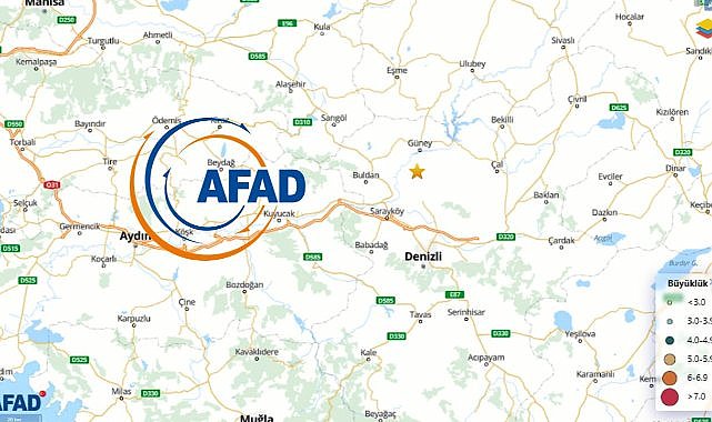 Kandilli duyurdu:Denizli’de sabah saatlerinde korkutan deprem!