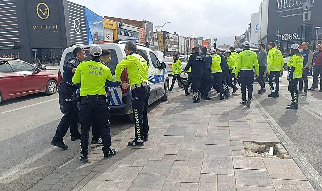 Kasktan ceza yedi, ekiplere zor anlar yaşattı