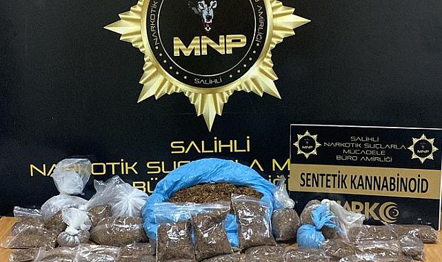 Manisa'da uyuşturucu operasyonu: 1 kilo 150 gram bonzai ele geçirildi