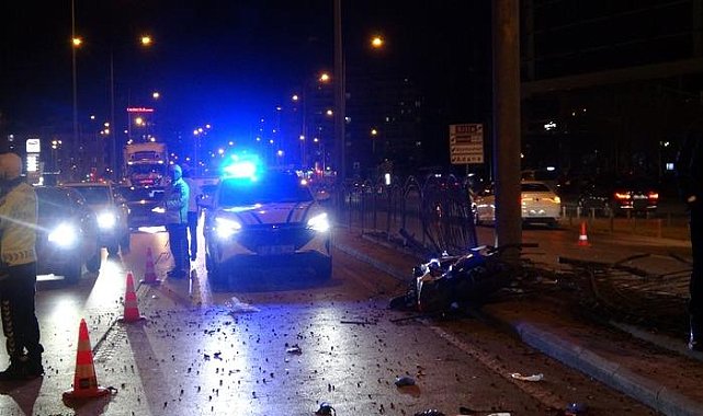 Motosiklet yarışı acı bitti: 1 ölü, 1 ağır yaralı