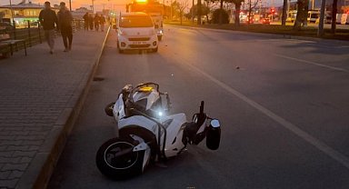 Otomobille motosiklet çarpıştı! Beşir El Hamuud hayatını kaybetti