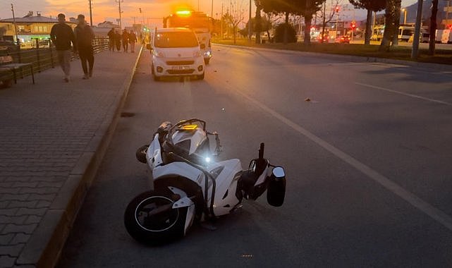 Otomobille motosiklet çarpıştı! Beşir El Hamuud hayatını kaybetti