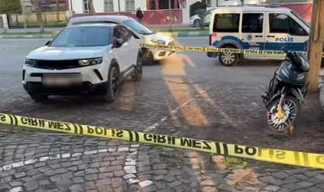 Park halindeki otomobile silahlı saldırı