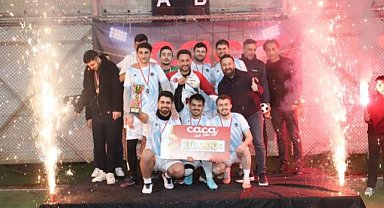 Samsun Bafra'da Çaça Halı Saha Ligi'nin şampiyonu belli oldu