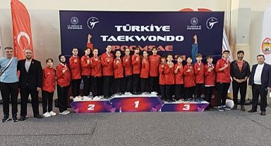 Samsun Büyükşehir Belediyespor'dan, Türkiye Şampiyonası'nda büyük başarı elde etti