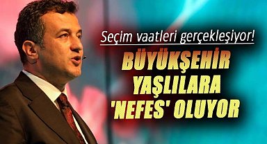 Samsun Büyükşehir yaşlılara ' Nefes' oluyor