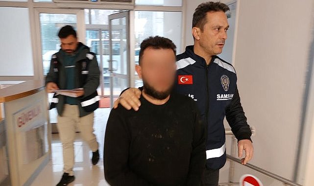 Samsun'da ailesi iftara gidince evini yakan kişi adliyede