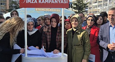 Samsun'da Anayasa değişmesi için imza kampanyası