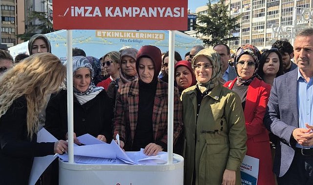 Samsun'da Anayasa değişmesi için imza kampanyası