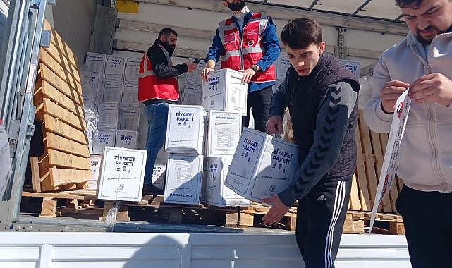 Samsun'da binlerce ihtiyaç sahibine Ramazan kolisi