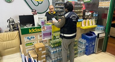 Samsun'da eş zamanlı yasa dışı bahisle mücadele uygulaması