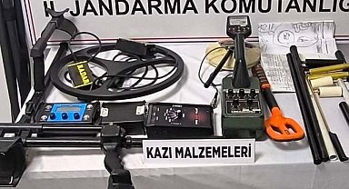 Samsun'da kaçak kazıya 11 gözaltı
