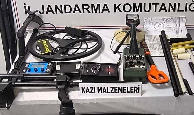 Samsun'da kaçak kazıya 11 gözaltı