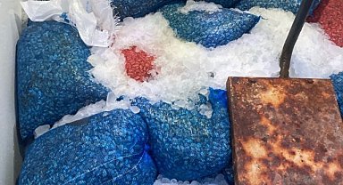 Samsun'da  kaçak midye operasyonu