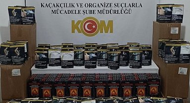 Samsun'da kaçak tütün ve nargile kömürü operasyonu