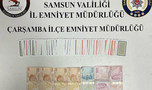 Samsun'da kumar baskınında 6 kişiye ceza!
