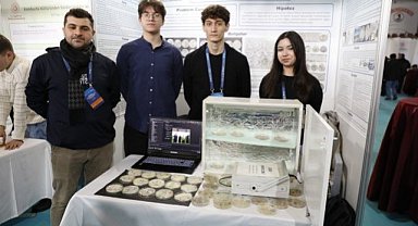 Samsun'da öğrencilerden kimyasal kullanmadan yaşam alanlarını temizleyen sterilizasyon sistemi