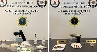 Samsun'da sokak satıcılarına baskın yapıldı