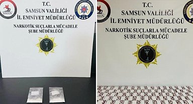Samsun’da uyuşturucuya 2 gözaltı!