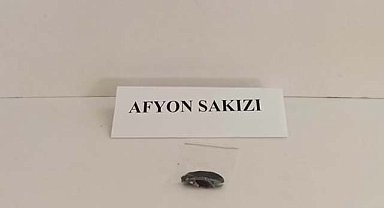 Samsun'da 21 gram afyon sakızı ele geçirildi