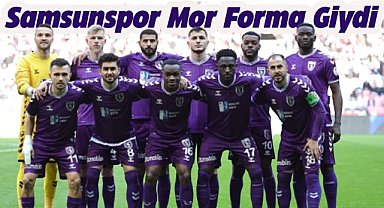 Samsunspor Adana Demirspor maçında mor forma ile kadına şiddette dikkat çekti