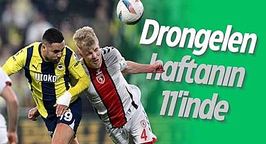 Samsunspor'dan Drongelen Süper Lig'de 28. haftanın en iyi 11'inde