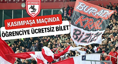 Samsunspor Kasımpaşa maçının biletleri satışta! Öğrencilere ücretsiz bilet