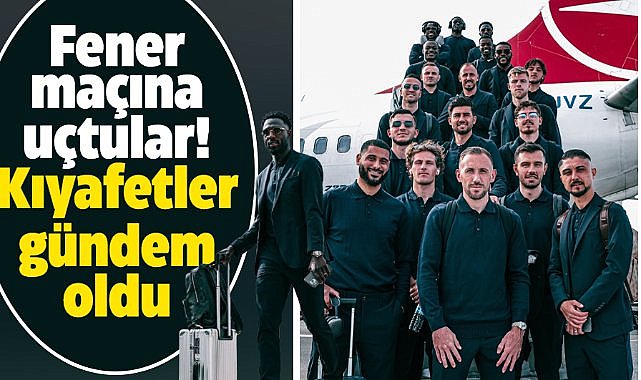 Samsunspor kafilesinin Fener maçına giderken giydiği kıyafetler gündem oldu