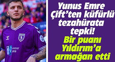 Samsunsporlu Yunus Emre Çift 1 puanı Yüksel Yıldırım'a armağan etti
